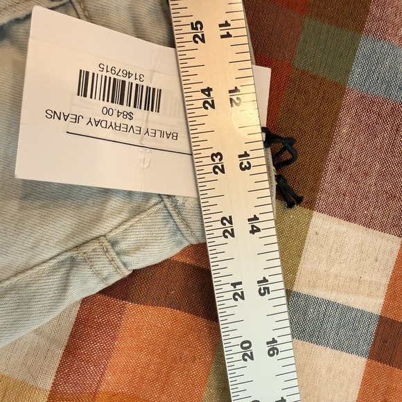 Anthropologie GREY LAB LOS ANGELES High Waist Wide Leg Jeans Light Wash Size 28 - Picture 6 of 11